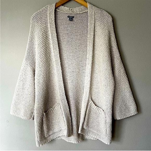 aerie Sweaters - Beige Aerie Oversized Cardigan